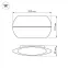 Светильник SP-WALL-VASE-S200x110-2x6W Day4000 (GR, 120 deg, 230V) (Arlight, IP54 Металл, 3 года) | 032418 | Arlight