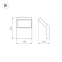 Светильник LGD-ECRAN-WALL-9W Warm3000 (GR, 108 deg, 230V) (Arlight, IP65 Металл, 3 года) | 029989 | Arlight