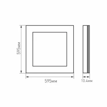 Панель IM-S600x600-40W White6000 (WH, 120 deg, 230V) (Arlight, IP40 Металл, 3 года) | 023144(2) | Arlight