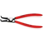 Щипцы для внешних стопорных колец губки под углом 90° посадочный размер 40 - 100 мм диаметр наконечников 23 мм L-200 мм Cr-V чёрные обливные рукоятки блистер