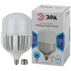 Лампа светодиодная LED 120 Вт 9600Лм 4000К T160 нейтральный E27/E40 (переходник) 170-265В LED POWER T160-120W-4000-E27/E40