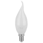 Лампа светодиодная LED 10 Вт E14 свеча на ветру теплый свет GREEN LINE LED BXS-10W-830-E14 GL