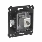 Avanti Компьютерная розетка RJ-45 без шторки в стену, кат.6А одинарная экранированная, Закаленная сталь