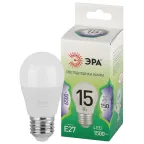 Лампа светодиодная LED 15 Вт 1500Лм 6500К шар холодный E27 220-240В LED P45-15W-865-E27 Green Line