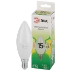 Лампа светодиодная LED 15 Вт 1500Лм 3000К свеча теплый E14 220-240В LED B35-15W-830-E14 Green Line