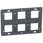 Суппорт большой вместимости - Программа Batibox - 2 x 3-местный - 2 x 6/8 модулей | 080266 | Legrand
