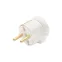 Вилка Евро угловая с кольцом с з/к 16 А | 11-8504 | PROconnect