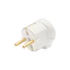 Вилка Евро угловая с кольцом с з/к 16 А | 11-8504 | PROconnect