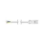                  Simon Connect Кабель 2м 3x2,5мм, разъёмы  Quick Connection "мама" - "free-end" 3 контакта, белый | CR4020-9 | Simon
               