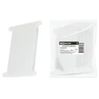                  Крышка финишная 124х80 белая (для коробки с/п 118х76х60мм) | SQ1402-9505 | TDM
               