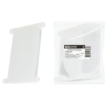 Крышка финишная 124х80 белая (для коробки с/п 118х76х60мм) | SQ1402-9505 | TDM