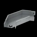 Угол горизонтальный 90 гр. 50х100 мм "ПЛЮС" INOX304 | GLplus90-50-100 INOX304 | КМ - профиль