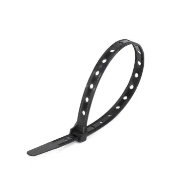 Стяжки нейлоновые КСО"Multihole" 10*200 (ч) (100 шт.) | 81156 | Fortisflex