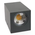 Светильник светодиодный уличный ДБУ-2х5w вверх/вниз 4000K IP54 серый