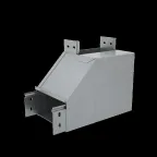 Угол верт. внутр. L 100х200 мм с разворотом трассы на 90 гр. "ПЛЮС" INOX304 | NLPDplus90-100-200-L INOX304 | КМ - профиль