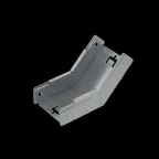 Угол внутр. верт. 45 гр. 50х100 мм "ПЛЮС" INOX304 | NLplus45-50-100 INOX304 | КМ - профиль