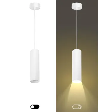 Светильники подвесной светодиодный PL1 COB -10 WH 300 Подвес COB, 10W, D80*300мм, белый (20/240)