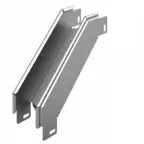                  Угловой соединитель внешний к лотку УЛ 400х200, толщ. 1,2 мм, Сендзимир цинк | УСВР90-400х200-1,2-СЦ | Ostec
               