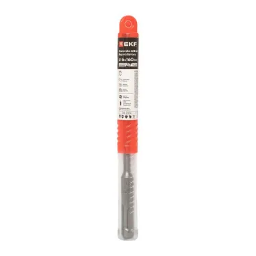 Бур по бетону SDS-plus 6х160 мм (4 резца)