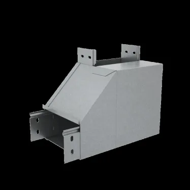 Угол верт. внутр. L 80х200 мм с разворотом трассы на 90 гр. "ПЛЮС" INOX304 | NLPDplus90-80-200-L INOX304 | КМ - профиль