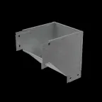Угол внеш. верт. 100х150 мм с разворотом трассы на 180 гр. "ПЛЮС" INOX304 | VLTDplus90-100-150 INOX304 | КМ - профиль