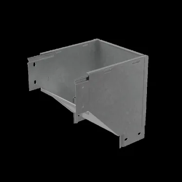 Угол внеш. верт. 100х150 мм с разворотом трассы на 180 гр. "ПЛЮС" INOX304 | VLTDplus90-100-150 INOX304 | КМ - профиль