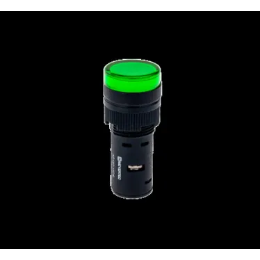 Сигнальная лампа,16мм, зеленый, 24V AC/DC, моноблок IP40 MT16-D13 | 73803 | ОВЕН
