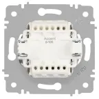 Выключатель Intro Accent 6-106-04 тройной, 10А-250В, IP20, СУ, AL/CU, шампань