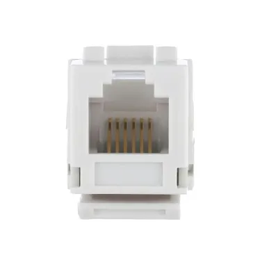 Механизм розетки компьютерной RJ-45, кат.5е, UTP модуль (8 контакта) LK45 | 856100 | Ecoplast