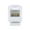 Механизм розетки телефонной RJ-12 (6 контакта) LK45 | 855600 | Ecoplast