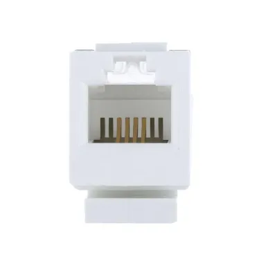 Механизм розетки телефонной RJ-12 (6 контакта) LK45 | 855600 | Ecoplast