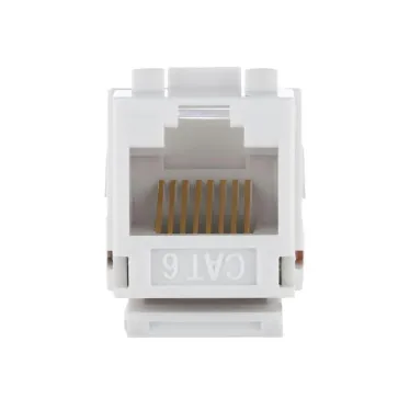 Механизм розетки компьютерной RJ-45, кат.6, UTP модуль (8 контакта) LK45 | 856300 | Ecoplast