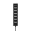 Разветвитель USB на 7 портов черный | 18-4107 | REXANT