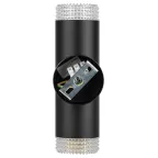Светильник настенный WL50 BK/TR 2*GU10 2*12Вт IP20 черный, прозрачный