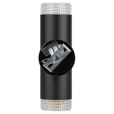 Светильник настенный WL50 BK/TR 2*GU10 2*12Вт IP20 черный, прозрачный