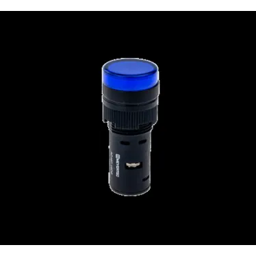 Сигнальная лампа,16мм, синий, 220V AC, моноблок IP40 MT16-D66 | 73811 | ОВЕН