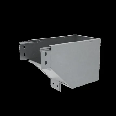 Угол верт. внеш. L 80х400 мм с разворотом трассы на 90 гр. "ПЛЮС" INOX304 | VLPDplus90-80-400-L INOX304 | КМ - профиль
