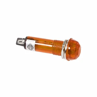 Индикатор ГРАНЕНЫЙ Ø10.2 220V желтый | 36-4732 | REXANT