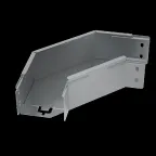                  Угол горизонтальный 90 гр. 100х600 мм "ПЛЮС" INOX304 | GLplus90-100-600 INOX304 | КМ - профиль
               