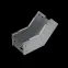 Угол внутр. верт. 45 гр. 80х100 мм "ПЛЮС" INOX304 | NLplus45-80-100 INOX304 | КМ - профиль