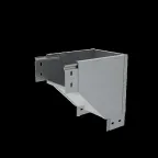 Угол внеш. верт. 80х600 мм с разворотом трассы на 180 гр. "ПЛЮС" INOX304 | VLTDplus90-80-600 INOX304 | КМ - профиль