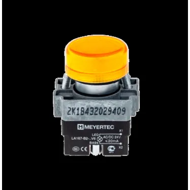 Сигнальная лампа в сборе, желтый, 24V AC/DC, мет. MTB2-BV615 | 43347 | ОВЕН