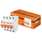 Выключатель автоматический четырехполюсный ВА47-29 50А D 4,5кА | SQ0206-0194 | TDM