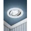 Светильник штампованный поворотный MR16,12V/220V, 50W белый ST2A WH