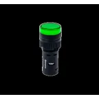 Сигнальная лампа,16мм, зеленый, 220V AC, моноблок IP40 MT16-D63 | 73808 | ОВЕН