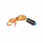                  Индикатор Ø8 12В с проводом синий LED | 36-4711 | REXANT
               