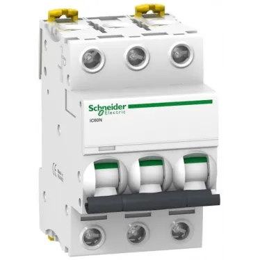 Выключатель автоматический трехполюсный iC60N 20А C 6кА | A9F79320 | Schneider Electric