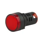 Лампа AD22DS(LED)матрица d22мм красный 12В AC/DC (10/1000/12000) | Б0045603 | ЭРА