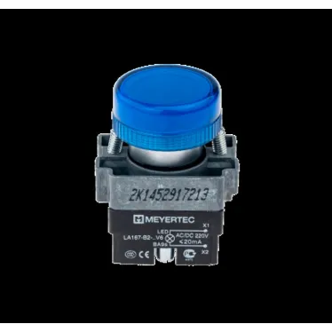 Сигнальная лампа в сборе, синий, 220V AC/DC, мет. MTB2-BV636 | 43358 | ОВЕН