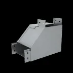                  Угол верт. внутр. R 80х400 мм с разворотом трассы на 90 гр. "ПЛЮС" INOX304 | NLPDplus90-80-400-R INOX304 | КМ - профиль
               